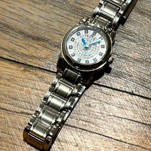 Brand NEW Bulova Sutton stainless steel watch with double clasp closure